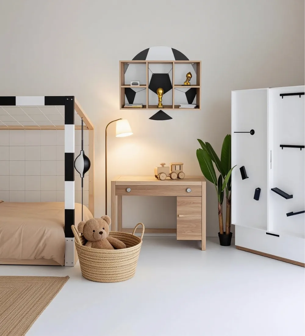 Komplet mebli piłkarskich dla dziecka - Paco Design